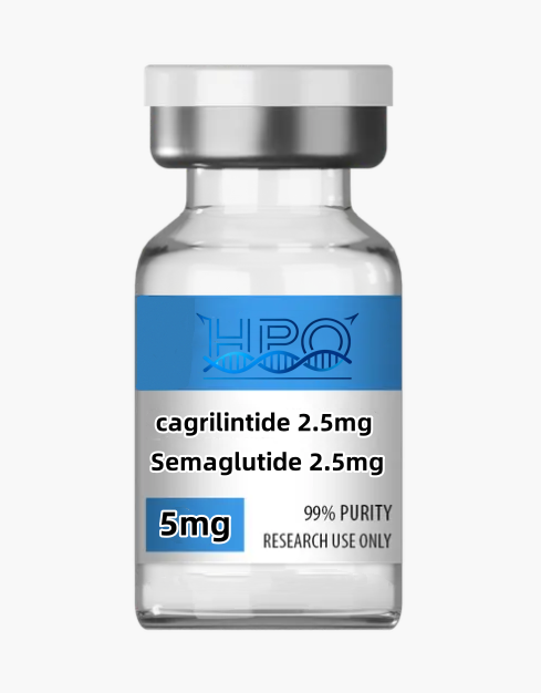 Cagrilintide 2.5mg and semaglutide 2.5mg research peptide blend vial