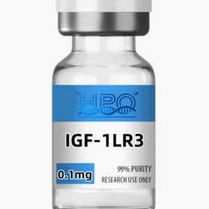 "IGF-1 LR3 peptide for research, synthetic insulin-like growth factor 1 analog, laboratory use only"