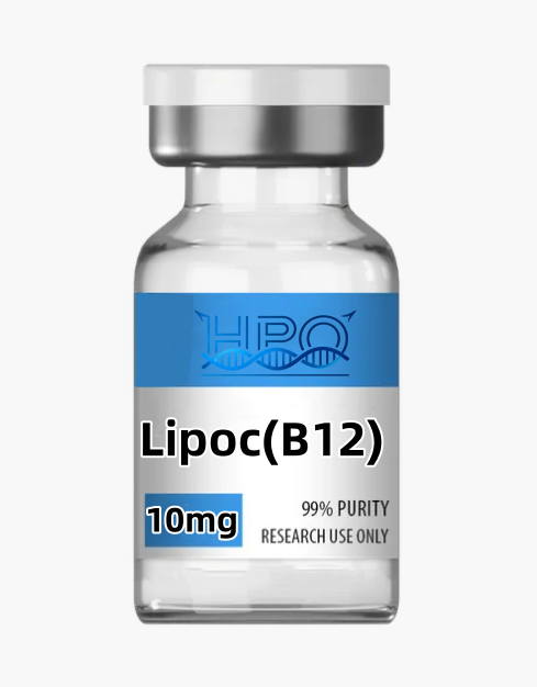 Lipoc B12 peptide supplement vial for research and lab use