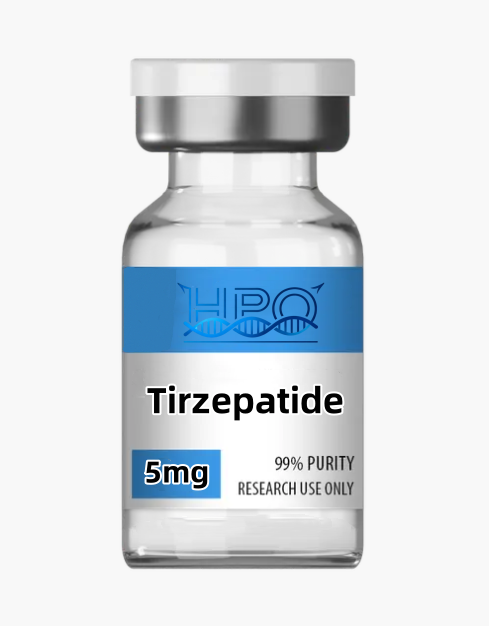 Tirzepatide 5mg research peptide lyophilized powder vial