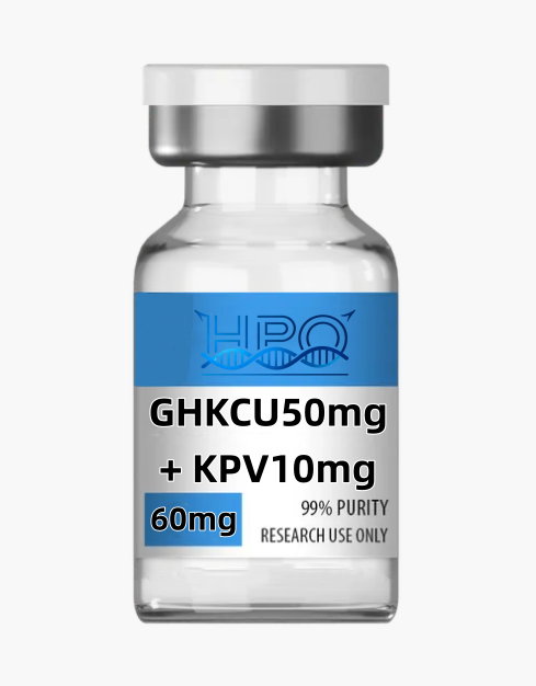 GHK-Cu 50mg and KPV 10mg research blend vial
