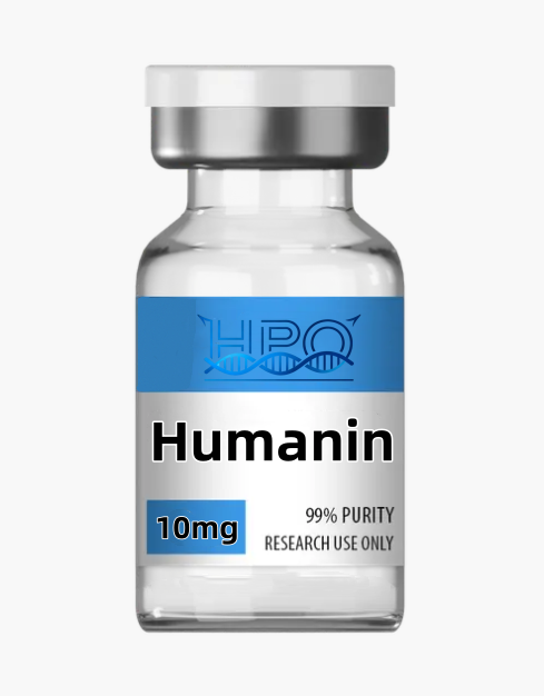 Humanin mitochondrial-derived research peptide vial